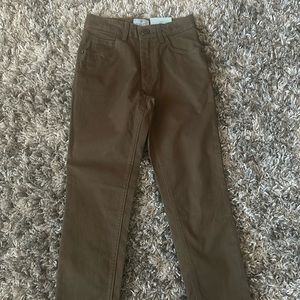 Modern Fir-Adjustable waist-Stretch. Size 8 boy pants. Color: Olive